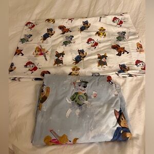 Pottery Barn Paw Patrol Duvet cover set sz Queen.